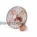 Sunny 16 Inches European Red Bronze Retro Wall Fan 3 Speeds Adjustable  Mechanical Style/Remote Control Style (Color : Mechanical) - B07G7B5NWV